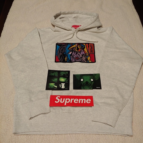 supreme chainstitch hooded